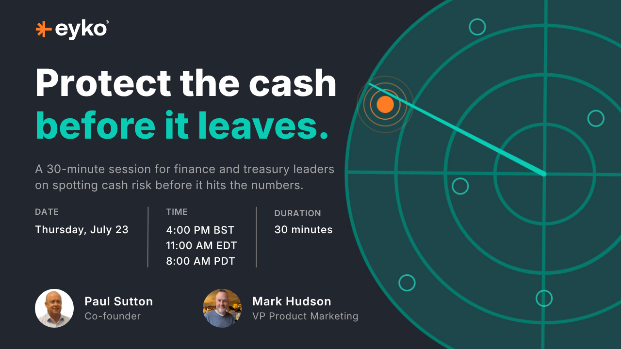 Protect the cash before it leaves webinar cover
