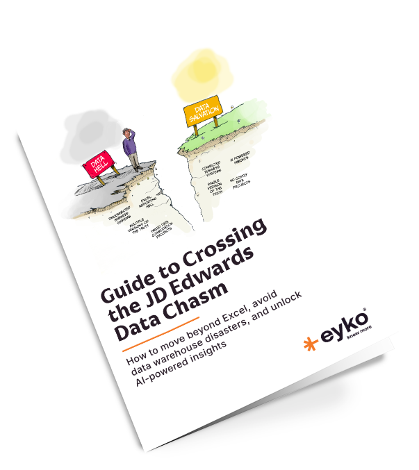 Guide to Crossing the JD Edwards Data Chasm ebook cover