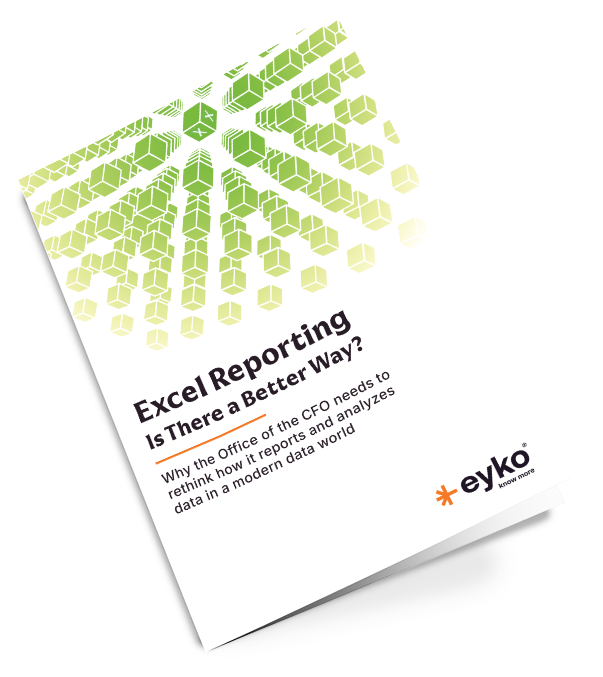 Excel Reporting ebook cover